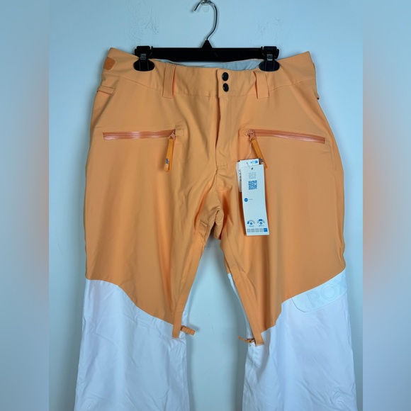 Roxy Chloe Kim Woodrose Technical Snow Pants Orange XL NEW - Picture 11 of 13